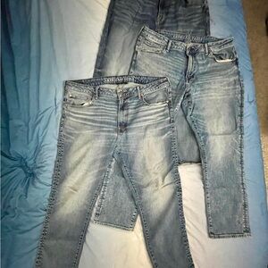 American Eagle Outfitters Men's Jeans Stretch - 3 pair